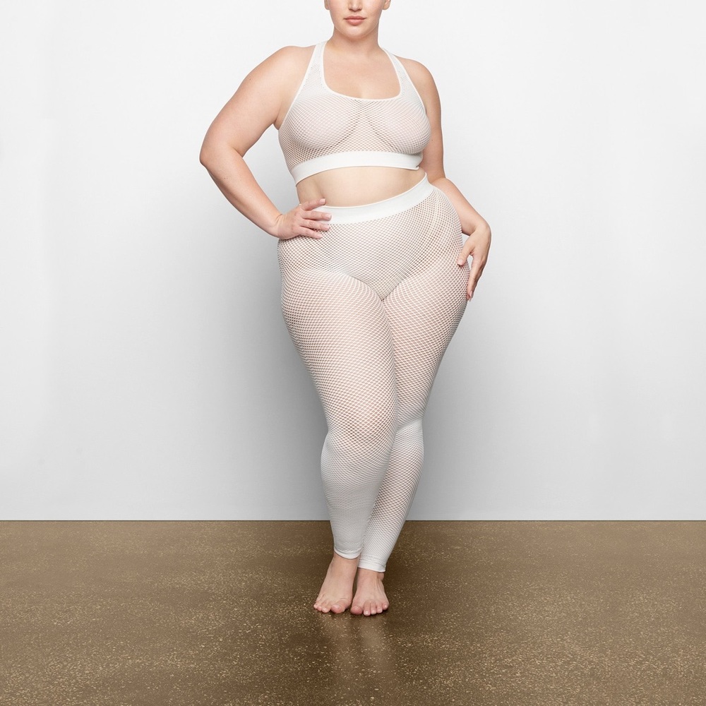 SKIMS Perforated Seamless Leggings in Marble NEW